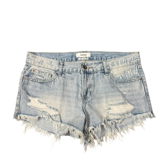 Pistola Women's Light Blue Denim Shorts Size 30 - Picture 1 of 4